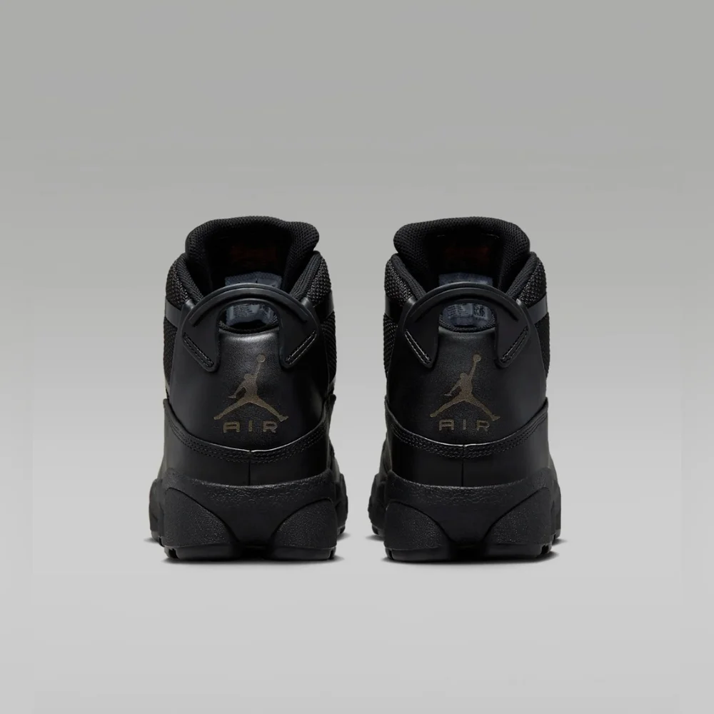 Nike Air Jordan Winterized 6 Rings Men’s Size 9 Shoes Triple Black” FV3826 001 - Picture 6 of 12